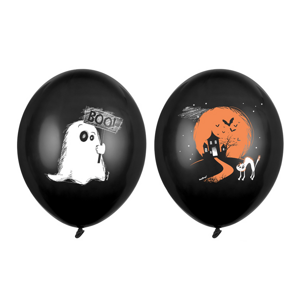 PartyDeco Latexový balón - Halloween Boo mix