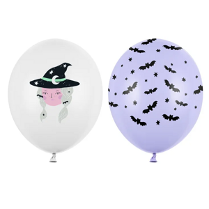 PartyDeco Latexový balón - Halloween Čarodějnice mix