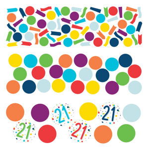 Amscan Barevné narozeninové konfety - 21