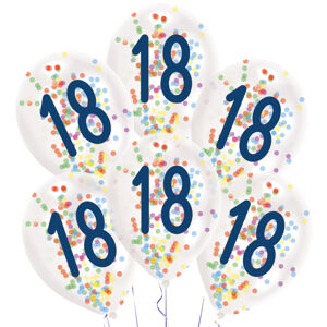 Amscan Latexové balóny s konfetami 18