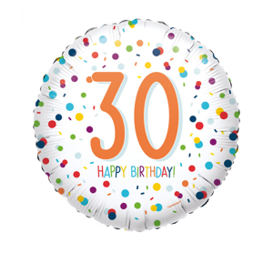 Amscan Fóliový balón kruh - 30. narozeniny