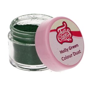 Funcakes Jedlá prachová barva Dust Holly Green - tmavě zelená