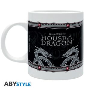ABY style Hrnek House of Dragon - Rod Draka stříbrný drak 320 ml