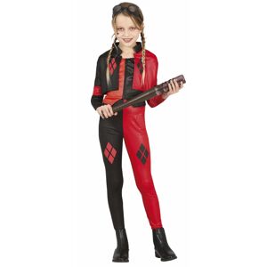 Guirca Dívčí kostým - Harley Quinn červeno/černý Velikost - děti: XL