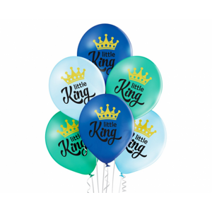 Belbal Sada latexových balonů - Little King 6 ks