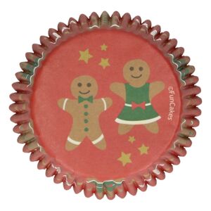 Funcakes Vánoční košíčky na pečení - Perníčky 48 ks