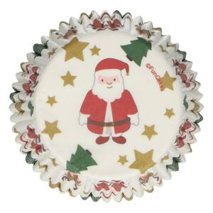 Funcakes Vánoční košíčky na pečení - Santa 48 ks