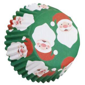 PME Vánoční košíčky na muffiny - Santa zelené 30 ks