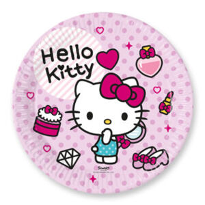Procos Papírové talíře - Hello Kitty 23 cm 8 ks