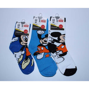 Setino Sada 3 párů dětských ponožek - Mickey Mouse mix Velikost ponožek: 27-30