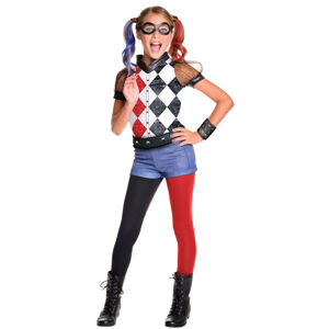 Rubies Dětský kostým - Harley Quinn DC Comics DELUXE Velikost - děti: S