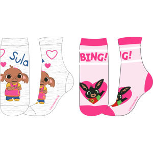 EPlus Sada 2 párov detských ponožiek - Bing Velikost ponožek: 23-26