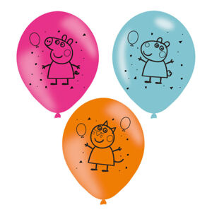 Amscan Sada latexových balonů - Peppa pig 6 ks