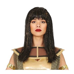 Guirca Černovlasá paruka s flitrovými vlasy - Kleopatra