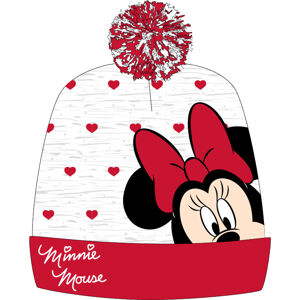 EPlus Dívčí zimní čepice - Minnie Mouse Velikost kšiltovka: 52