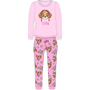 EPlus Dívčí teplé pyžamo - Paw Patrol Sky, růžové Velikost - děti: 116/128
