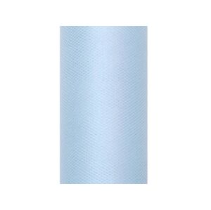 PartyDeco Tyl hladký - modrá Sky - blue 0,3 x 9 m