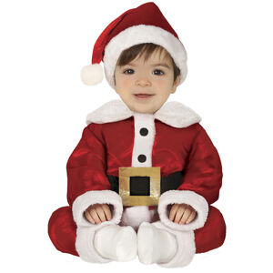 Guirca Dětský kostým pro nejmenší - Santa Claus baby Velikost nejmenší: 12-18 měsíců
