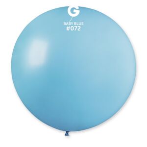 Gemar Kulatý pastelový balónek 80 cm baby modrá