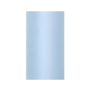 PartyDeco Tyl hladký - modrá Sky - blue 0,15 x 9m