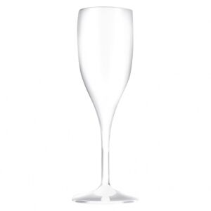 Santex Plastové sklenice na šampaňské - bílé