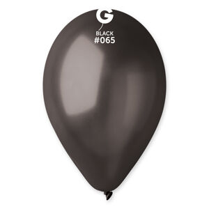 Gemar Balón metalický - černý, 28 cm
