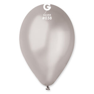 Gemar Balón metalický - stříbrný 28 cm