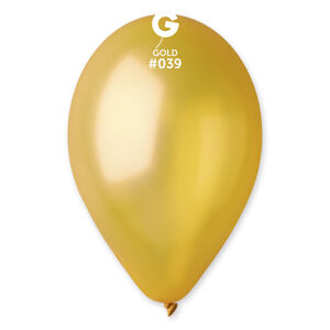Gemar Balón metalický - zlatý, 28 cm