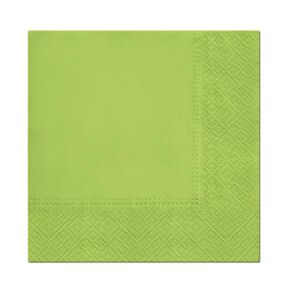 PAW Papírové ubrousky - kiwi zelené 33 x 33 cm
