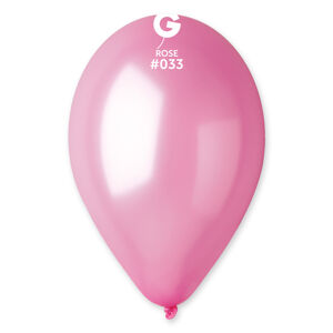 Gemar Balón metalický - baby růžová 28 cm