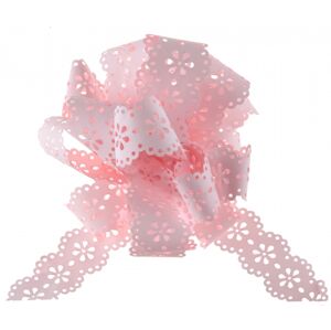 Santex Dekorační mašle - jednobarevné 5 ks Barva: Růžová