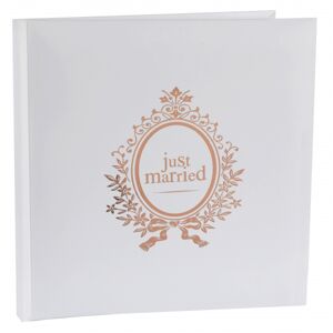 Santex Kniha hostů - Just married, růžovo-zlatá