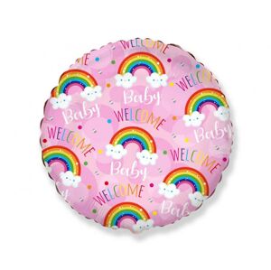 Flexmetal Fóliový balón - Happy Day, růžové 48 cm