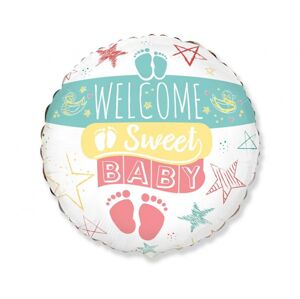 Flexmetal Fóliový balón - Welcome sweet baby, 48 cm