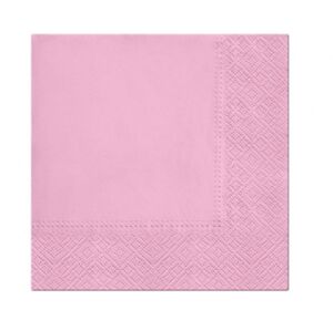 PAW Papírové ubrousky - Růžové 33 x 33 cm