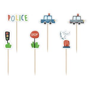Godan Ozdoby na cupcakes - Policie