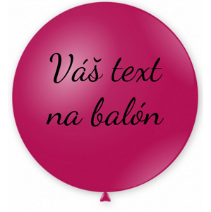 Personal Balón s textem  - Fuchsiový 80 cm