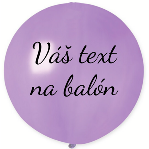 Personal Balón s textem - Levandulový 80 cm
