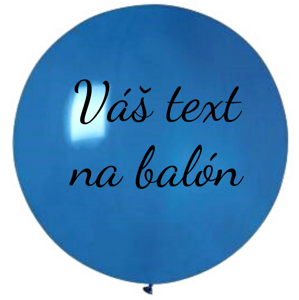 Personal Balón s textem - Modrý 80 cm
