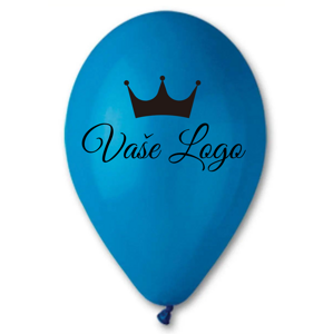 Personal Balónek s logem - Modrý 26 cm