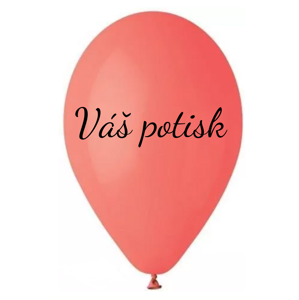Personal Balónek s textem - Korálový 26 cm