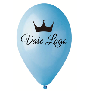 Personal Balónek s logem- Baby modrý 26 cm