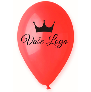Personal Balónek s logem - Červený 26 cm