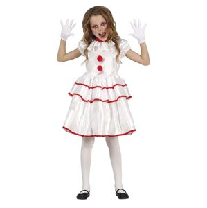 Guirca Dívčí kostým - Klaun bílý Velikost - děti: L