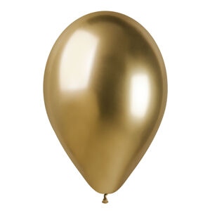 Gemar Sada chromových balonů - Zlaté, 5 ks