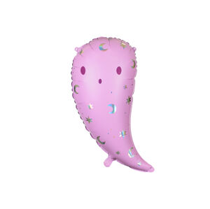 PartyDeco Fóliový balón - Růžový duch 41 x 70 cm
