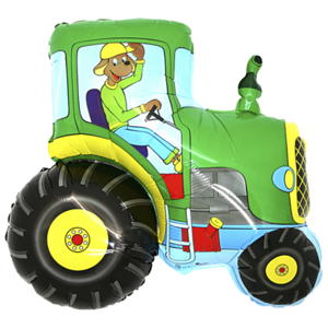 BP Fóliový balón - Traktor, zelený