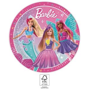 Procos Papírové talíře - Barbie Fantasy