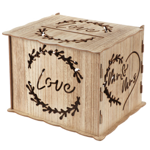 Santex Svatební krabička Natural - Love