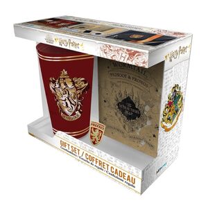 ABY style Sada pohár, zápisník, odznak - Harry Potter záškodnická mapa